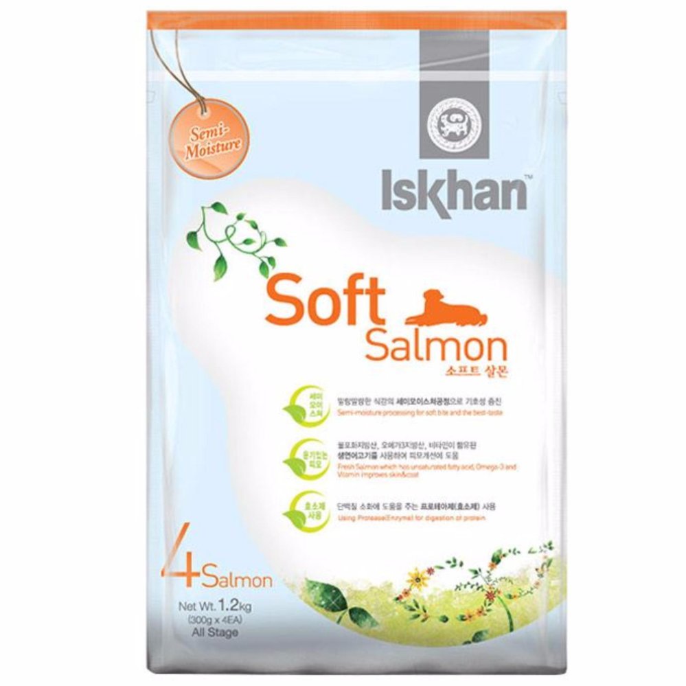Iskhan Soft Salmon Dry Dog Formula 1.2kg